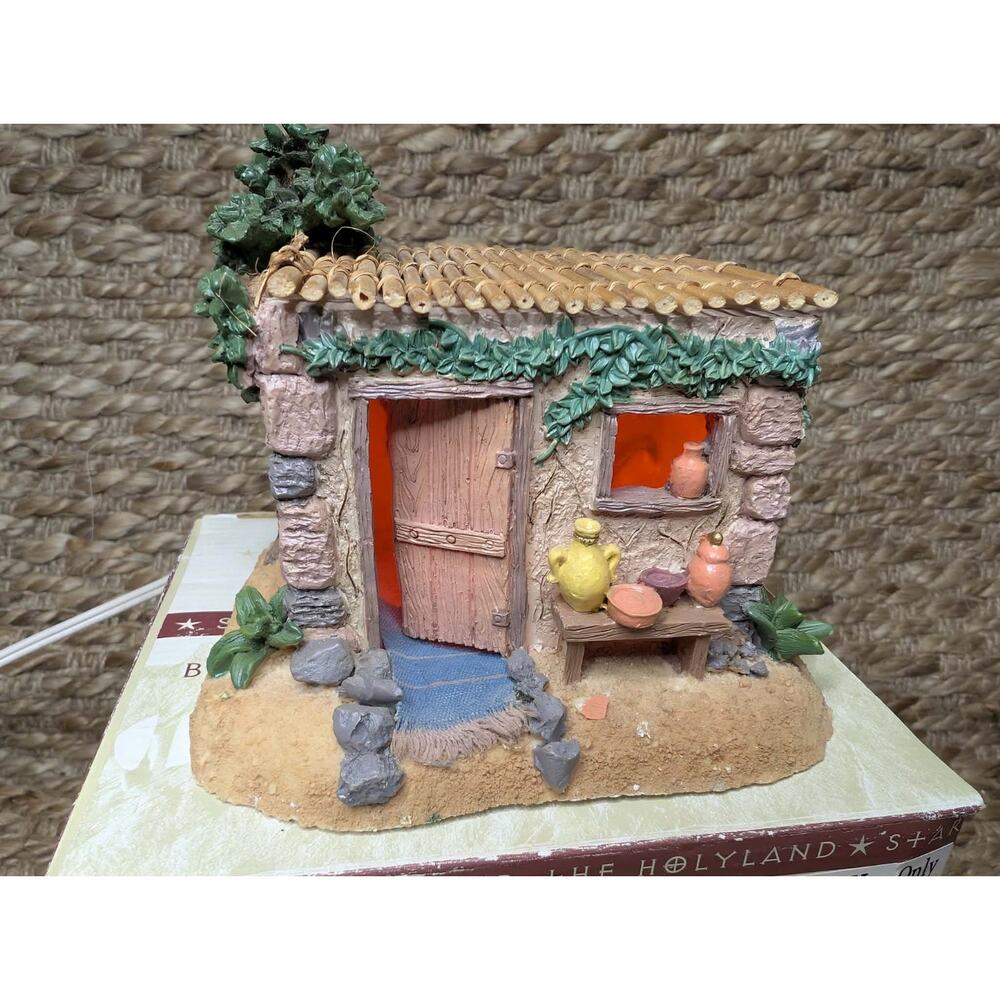 Vintage Porcelain Collectible Bethlehem Village LightUp Holiday Christmas Decor